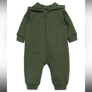 Little me quilted hooded sleeper